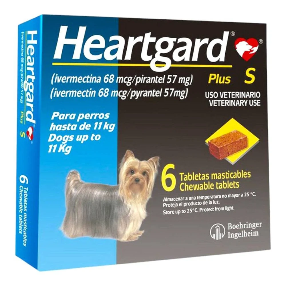 Heartgard plus S   2 - 11 kg a zul / 6 Tab