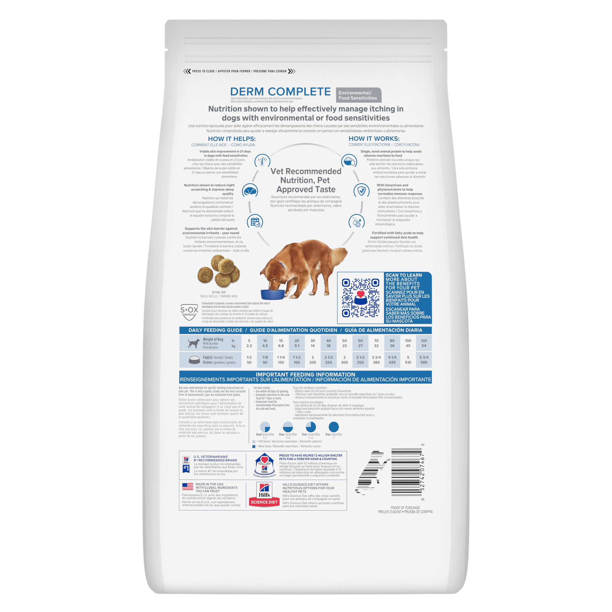 Hill's Derm Complete Alimento Para Perro Alergias Alimentarias Y Ambientales — imagen 3