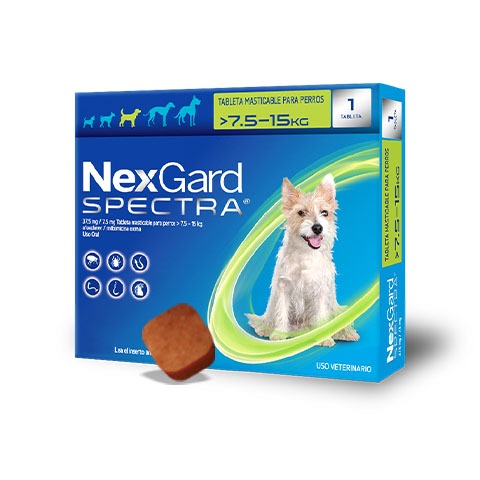 Nexgard Spectra Perro M  7.6 - 15 kg /1 tab