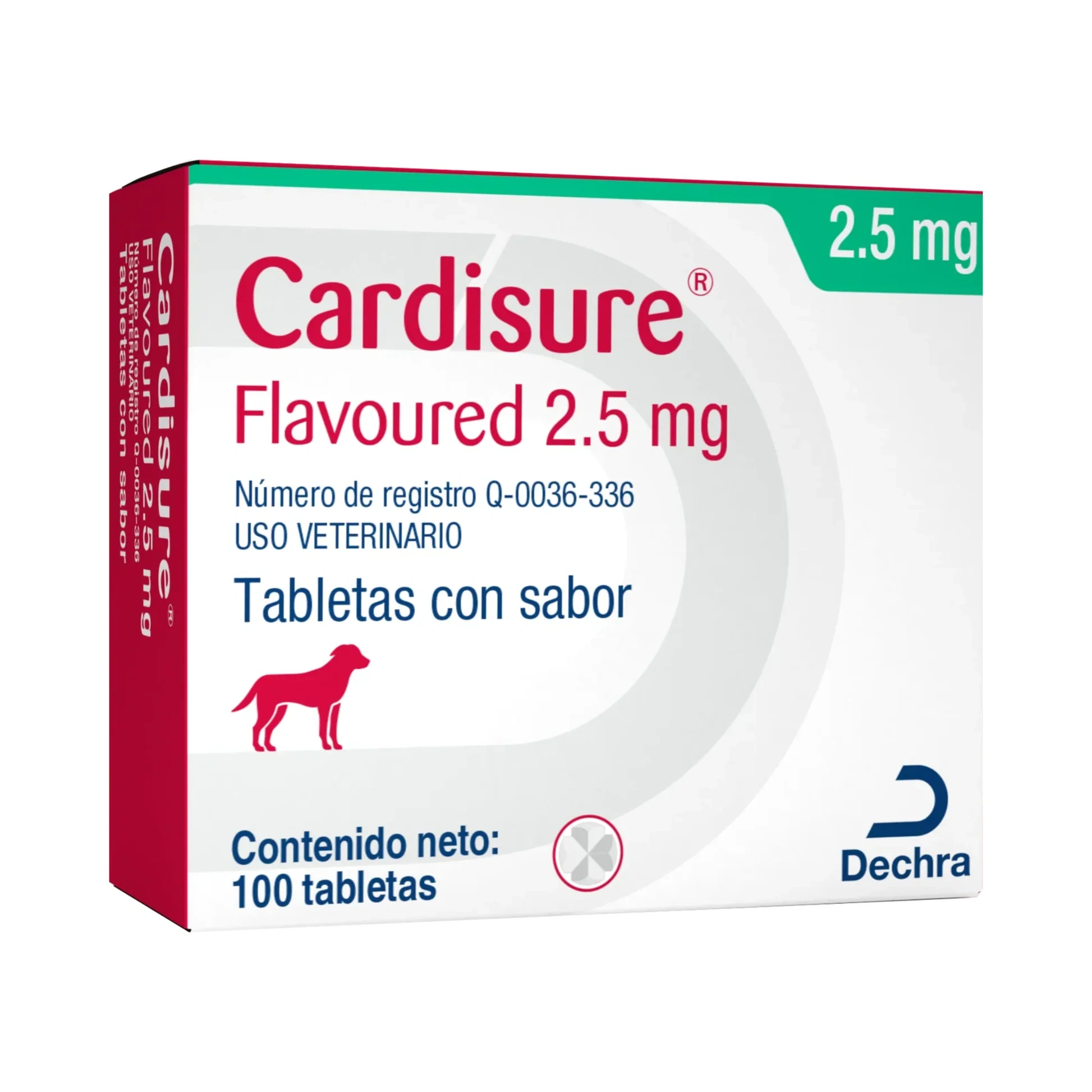 Cardisure 2.5 mg 100 tabletas