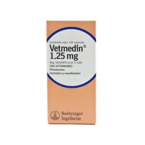 Vetmedin   1.25 mg 100 tabletas